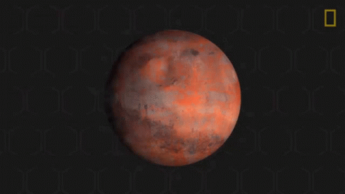 Red Planet With National Geographic Logo