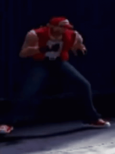Red Power Ranger Beside Motorcycle