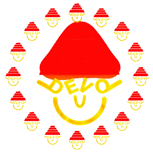Red Pyramid with Depo Text
