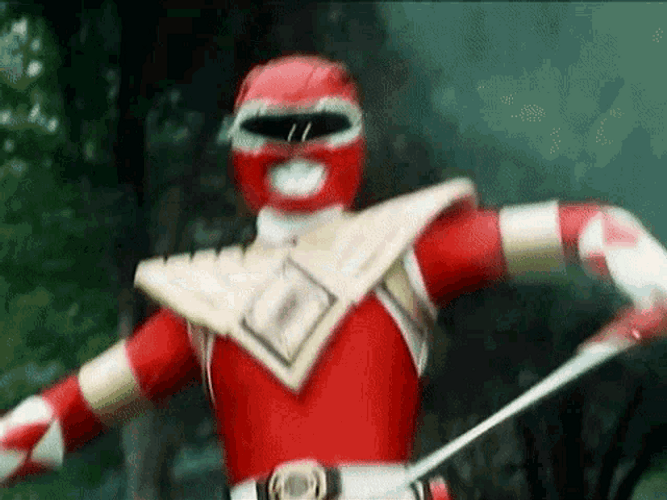 Red Ranger Power Rangers GIF
