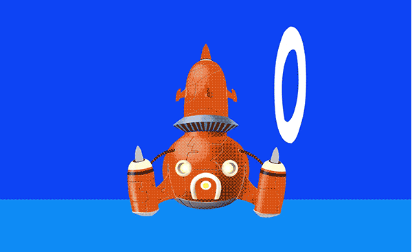 Red Rocket Lift Off GIF