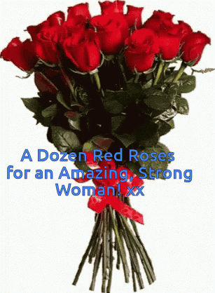 Red Roses Bouquet for Strong Woman