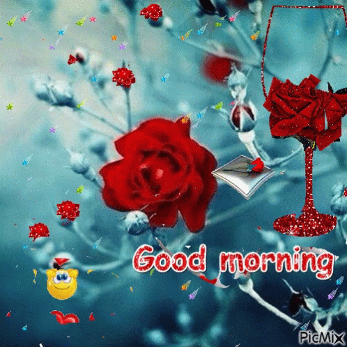 Red Roses Good Morning