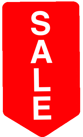 Red Sale Tag Shaking GIF