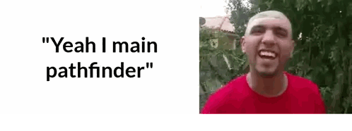 Red Shirt Man Smiling Pathfinder