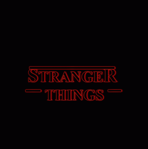Red Sign Stranger Things
