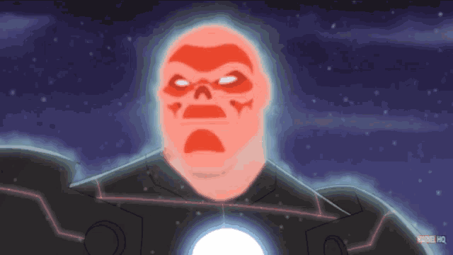 Red Skull Cosmic Skull Gif GIF