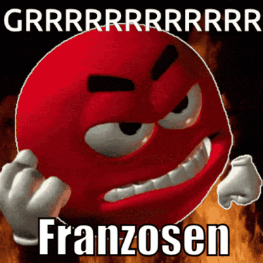 Red Smiley Face Franzosen