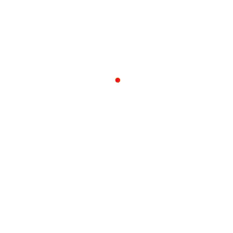 Red Soccer Ball in Yellow Circle