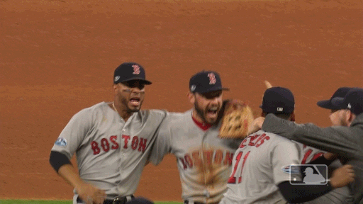 Red Sox Iconic Championship Moments GIF