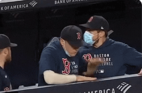 Red Sox Man Slamming His Hand GIF