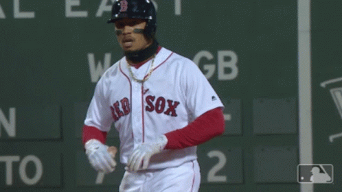 Red Sox Mookie Betts Iconic Gestures GIF