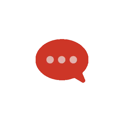 Red Speech Bubble Saying Great Job