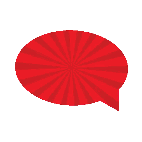 Red Speech Bubble Says Yo Cinecenter