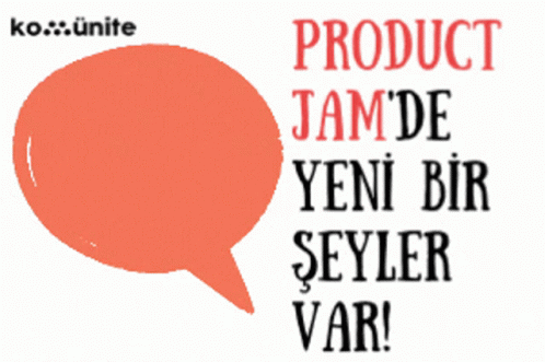 Red Speech Bubble With Yellow Star Product Jam De Yeni Bir Seyler Var