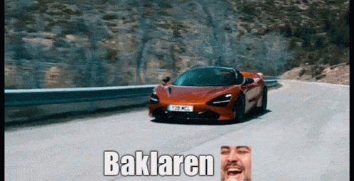 Red Sports Car with Baklaren
