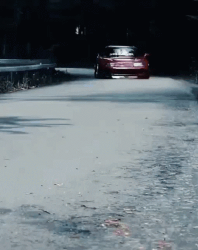Red Toyota Supra Cool Montage GIF