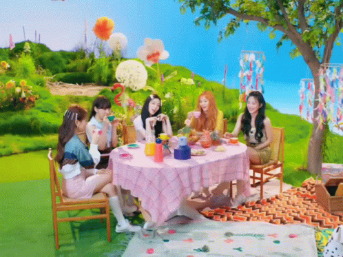 Red Velvet Boston Tea Party GIF
