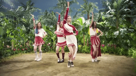 Red Velvet In Tropical Area GIF