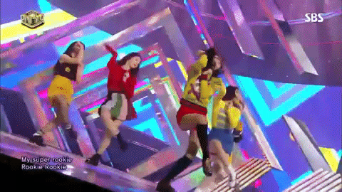 Red Velvet Performing Rookie Song GIF