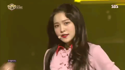 Red Velvet Yeri Arms Circling GIF