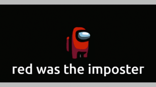 Red Was The Imposter Among Us GIF