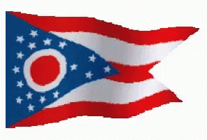 Red White and Blue Flag With Circle in Center