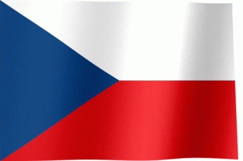 Red White And Blue Flag With White Triangle GIF