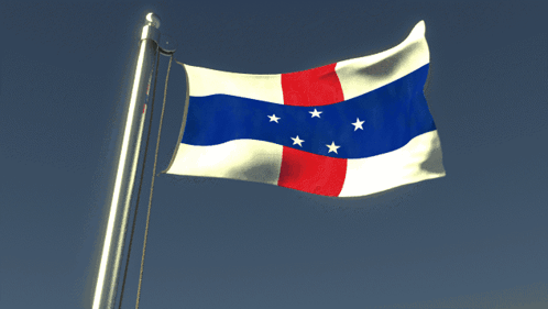 Red White and Blue Striped Flag With Stars