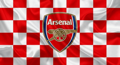 Red White Checkered Arsenal Flag