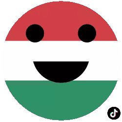 Red White Green Smiley Face with TikTok Logo