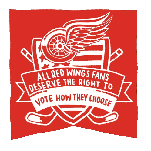 Red Wings Logo All Fans Vote