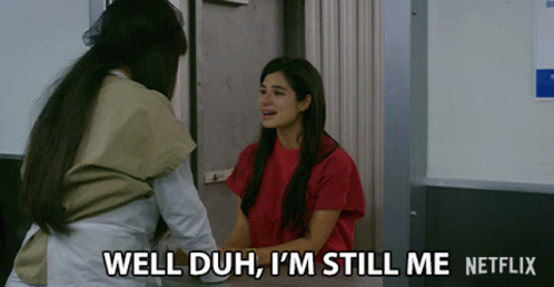 Red Woman Well Duh I'm Still Me Netflix GIF