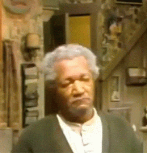 Redd Foxx Sanford And Son Thinking Something GIF