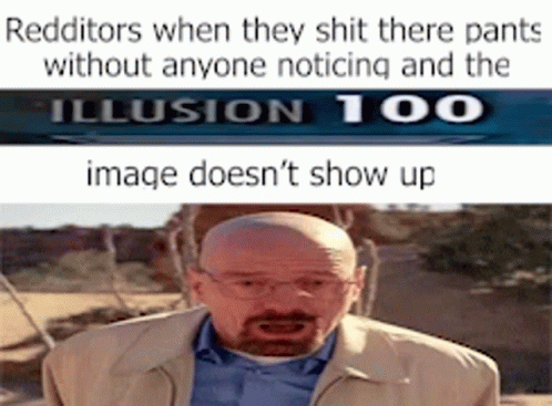 Redditors Shitting Pants Illusion 100