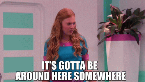 Redhead Says It's Gotta Be Around Here GIF