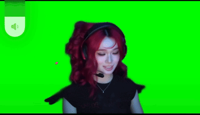 Redhead Woman Headphones Mic Saying Go Fucking Ez