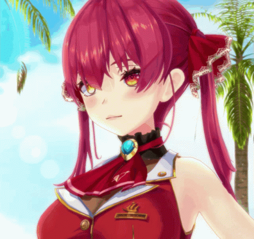 Redheaded Girl With Pirate Crew Badge