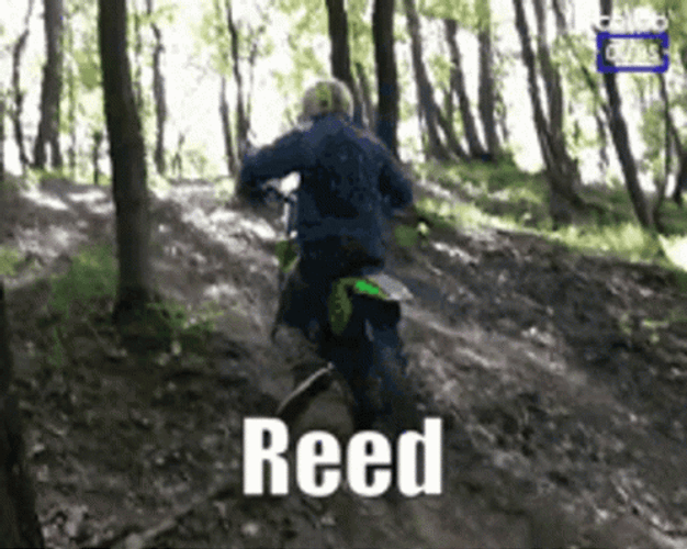 Reed Riding Dirt Bike Hard Fall GIF