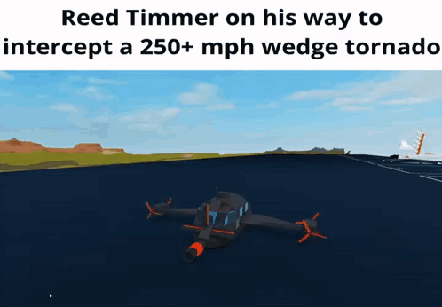 Reed Timmer On His Way To Intercept A 250+ Mph Wedge Tornado .. GIF