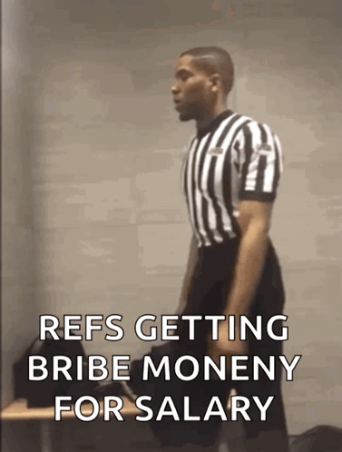 Referee in Striped Shirt Bribed
