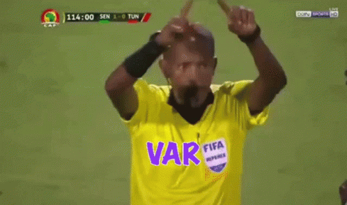 Referee In Sunglasses And Number 18 Shirt GIF
