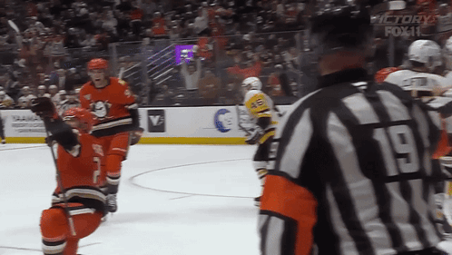 Referee Number 19 On Ice GIF