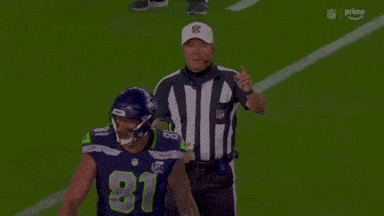 Referee Pointing at Football Player