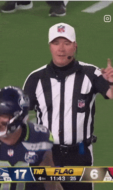 Referee Thumbs Up Seahawks vs Jets