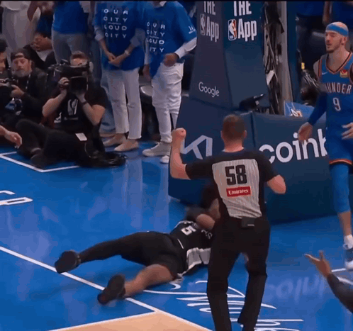 Referee With Number 58 On Jersey GIF
