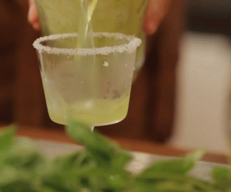 Refilling Glass Of Margarita GIF