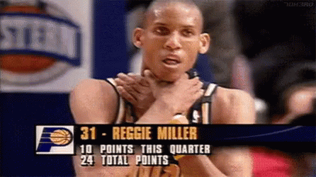 Reggie Miller Basketball Player GIF