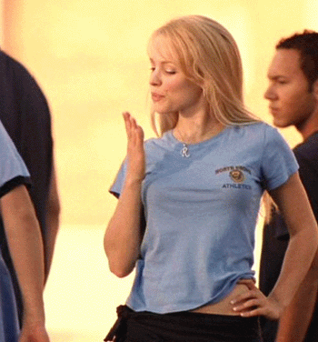 Regina George Blowing Kisses GIF
