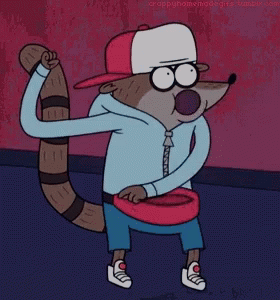 Swaggy Rigby Regular Show GIF